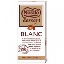 Chocolat blanc Nestlé dessert
